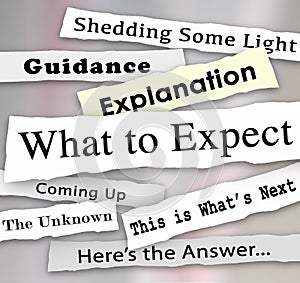 What to Expect Newspaper Headlines Guidance Explanation