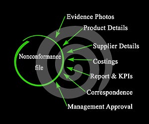 Non-conformance file