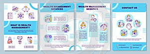 What is wealth management brochure template
