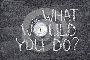What would you do watch photo