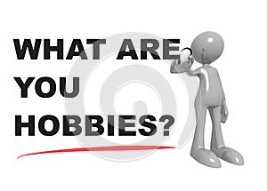 What are you hobbies on white