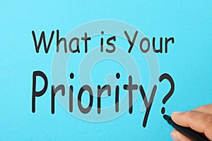 What is Your Priority Question