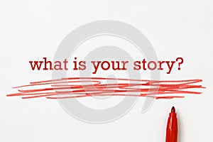 What is your story heading