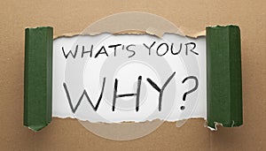 What is Your Why