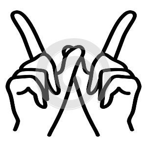 Whatever hand sign vector illustration by crafteroks