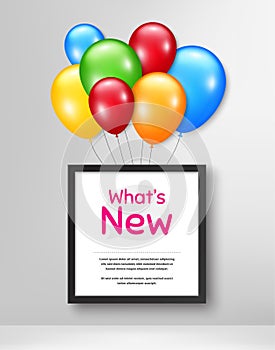 Whats new symbol. Special offer sign. Vector