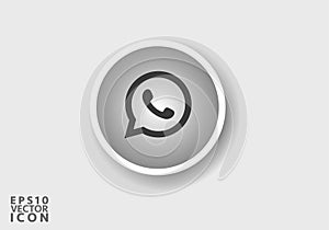 Whatsapp logo vector is a stylized representation of the logo