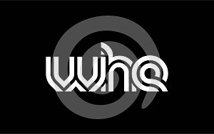 WHE Creative Unique Modern Letter Logo Design