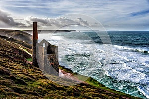 Wheal Coates tin mine photo