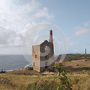 Wheal owles Cornwall England beach