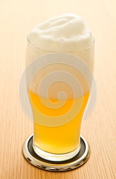 Wheat beer in a glass