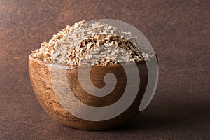 Wheat Bran in a Bowl