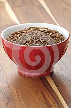 Wheat bran cereal breakfast