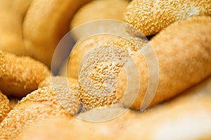 Wheat bread with sesame