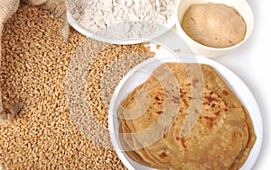 Wheat - Chapati & flour photo