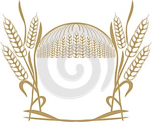 Wheat ears composition