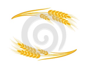 Wheat ears frame