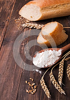 Wheat, flour and bread