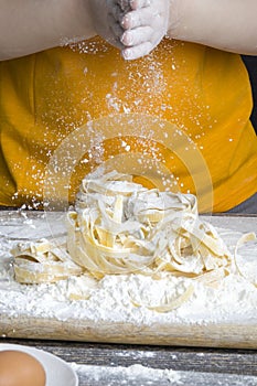 wheat flour pasta