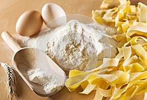 Wheat Flour Pasta Ingredients
