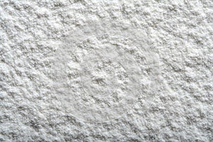 Wheat flour or snow