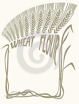 Wheat flour vignette