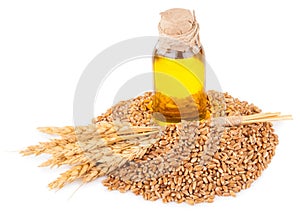 Wheat germ oil photo