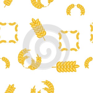 Wheat germ pattern, cartoon style