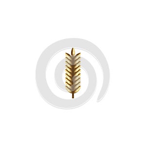 Wheat, grain,agriculture logo Ideas. Inspiration logo design. Template Vector Illustration. Isolated On White Background