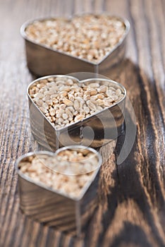 Wheat Grains (in heart shapes)