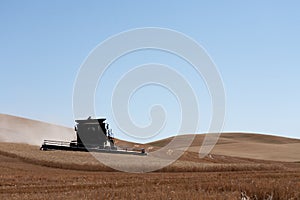 Wheat harvest in Palouse, Washington