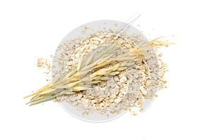 Wheat, Oat And Rye Flakes with Ears