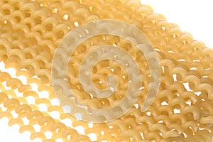 Wheat Pasta Macro Isolated