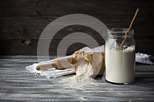 Wheat and rye flour for baking bread