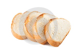 Wheaten bread sliced photo