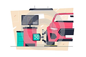 Wheel alignment problem, car suspension