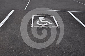 Wheel chair symbol