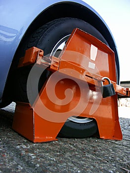 Wheel Clamp close