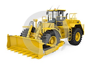 Wheel Dozer Isolated