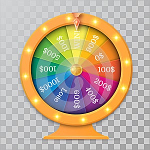 Wheel of fortune 3d object