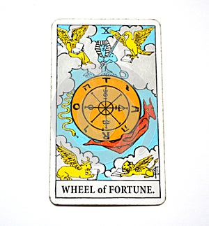 Wheel of Fortune Tarot Card Growth Abundance Good omen