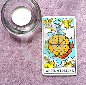 Wheel of Fortune Tarot Card Growth Abundance Good omen