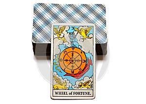 Wheel of Fortune Tarot Card Growth Abundance Good omen photo