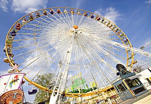 Wheel funfair photo