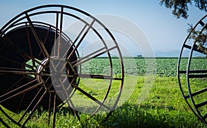 Wheel of Irrigation Pipe