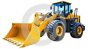 Wheel loader excavator