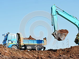 Wheel Loader Excavator And Tipper Dumpe