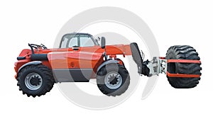 Wheel loader isolated