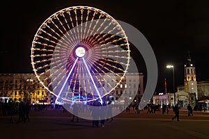 The wheel on Place Bellecour