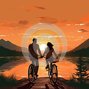 Wheel of Romance: A Couples' Bike Ride